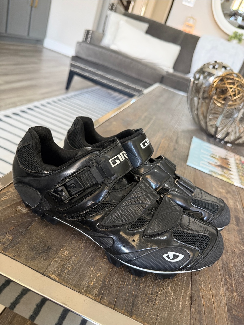 Giro Women’s  Black Cycling Shoes with Quick-Release Buckle